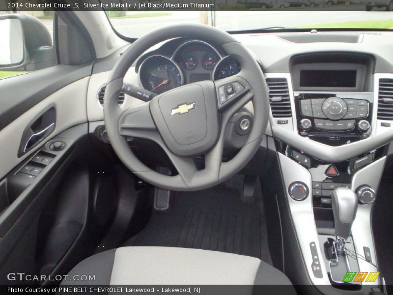 Silver Ice Metallic / Jet Black/Medium Titanium 2014 Chevrolet Cruze LS