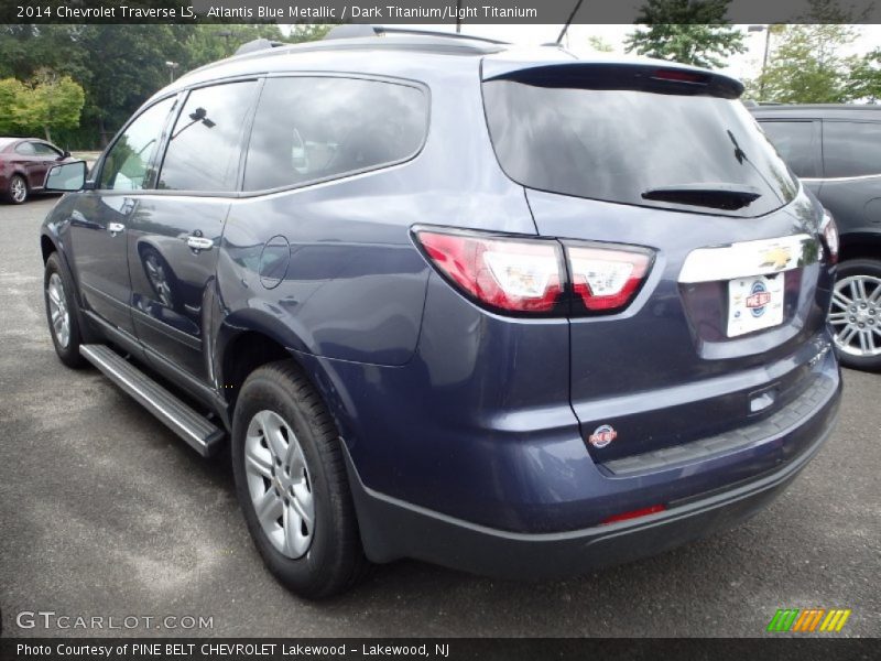 Atlantis Blue Metallic / Dark Titanium/Light Titanium 2014 Chevrolet Traverse LS