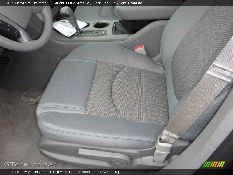 Atlantis Blue Metallic / Dark Titanium/Light Titanium 2014 Chevrolet Traverse LS