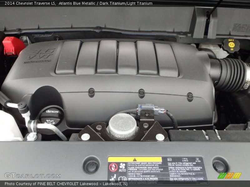 Atlantis Blue Metallic / Dark Titanium/Light Titanium 2014 Chevrolet Traverse LS