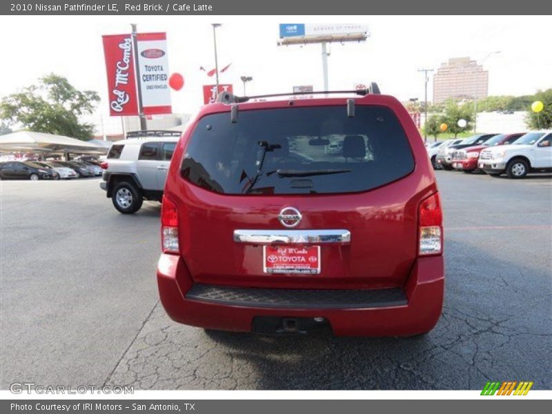 Red Brick / Cafe Latte 2010 Nissan Pathfinder LE