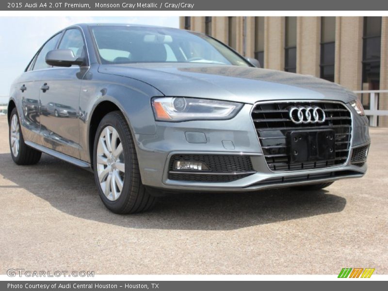 Monsoon Gray Metallic / Gray/Gray 2015 Audi A4 2.0T Premium