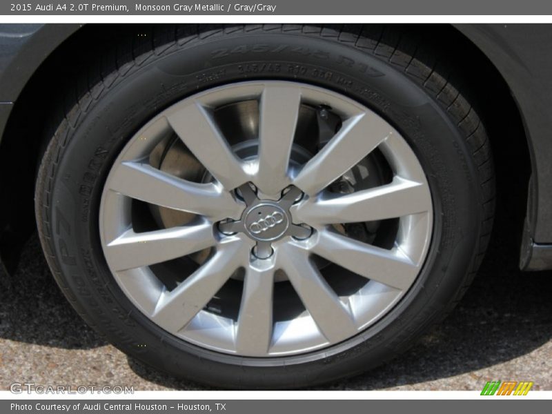 Monsoon Gray Metallic / Gray/Gray 2015 Audi A4 2.0T Premium
