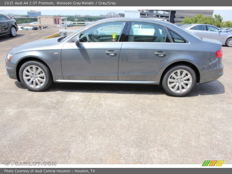 Monsoon Gray Metallic / Gray/Gray 2015 Audi A4 2.0T Premium