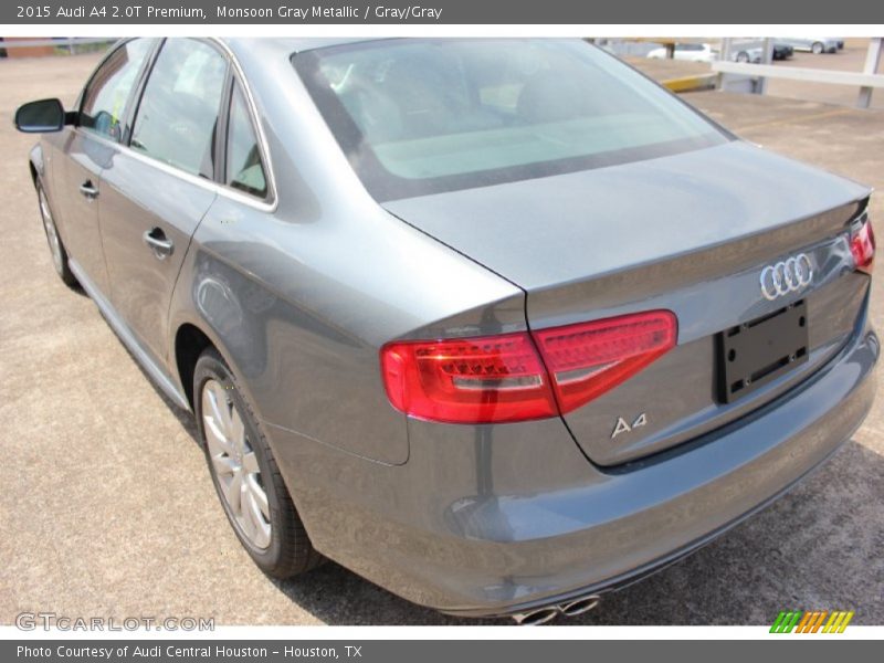 Monsoon Gray Metallic / Gray/Gray 2015 Audi A4 2.0T Premium