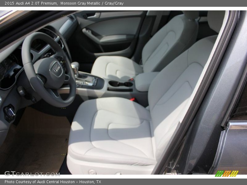 Monsoon Gray Metallic / Gray/Gray 2015 Audi A4 2.0T Premium