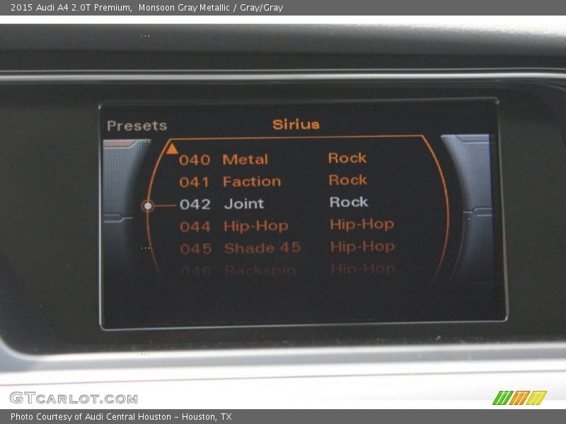 Monsoon Gray Metallic / Gray/Gray 2015 Audi A4 2.0T Premium