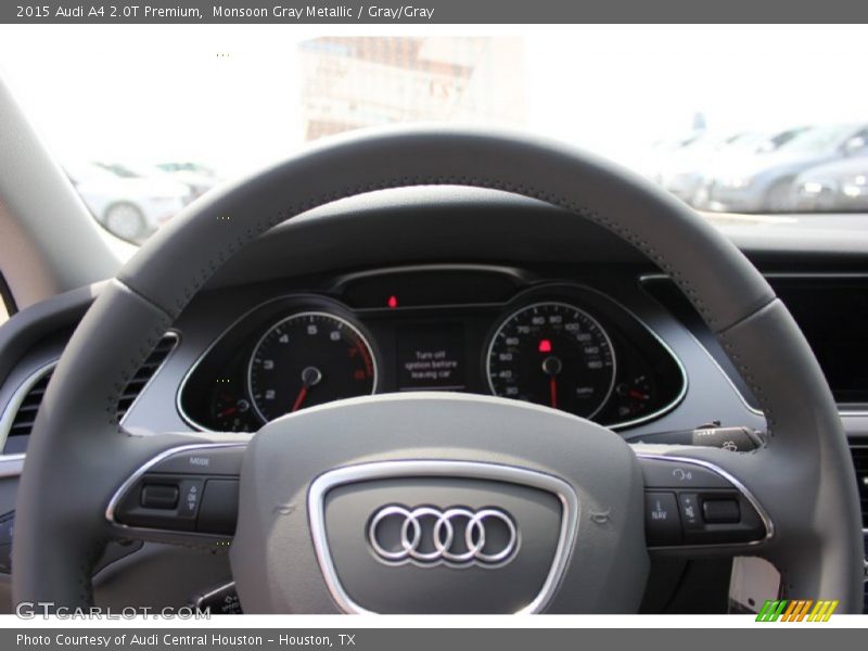 Monsoon Gray Metallic / Gray/Gray 2015 Audi A4 2.0T Premium