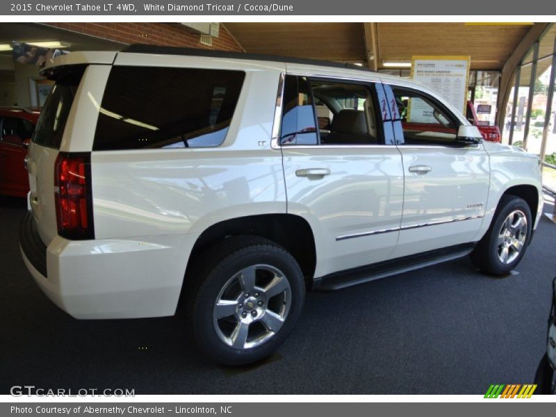 White Diamond Tricoat / Cocoa/Dune 2015 Chevrolet Tahoe LT 4WD