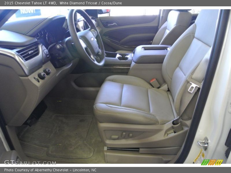White Diamond Tricoat / Cocoa/Dune 2015 Chevrolet Tahoe LT 4WD