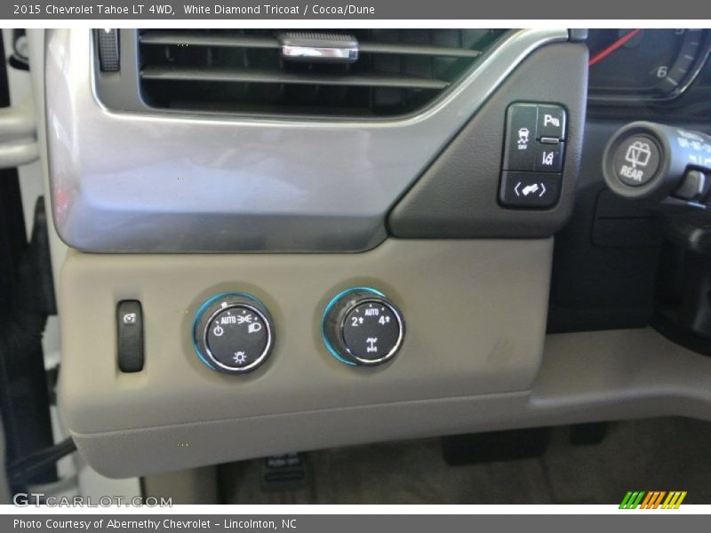 White Diamond Tricoat / Cocoa/Dune 2015 Chevrolet Tahoe LT 4WD