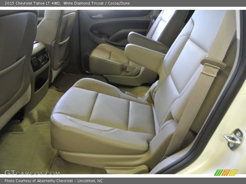 White Diamond Tricoat / Cocoa/Dune 2015 Chevrolet Tahoe LT 4WD