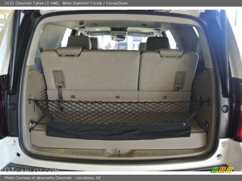 White Diamond Tricoat / Cocoa/Dune 2015 Chevrolet Tahoe LT 4WD