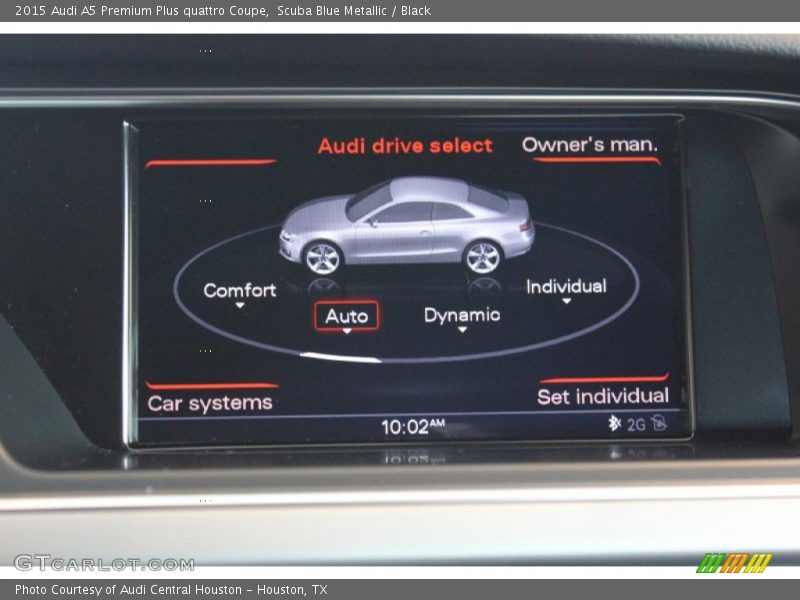 Scuba Blue Metallic / Black 2015 Audi A5 Premium Plus quattro Coupe