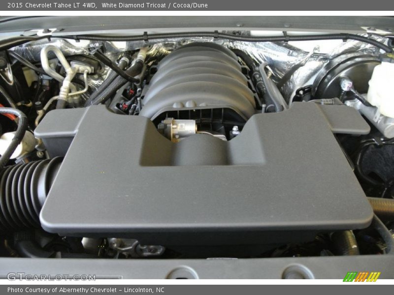 White Diamond Tricoat / Cocoa/Dune 2015 Chevrolet Tahoe LT 4WD