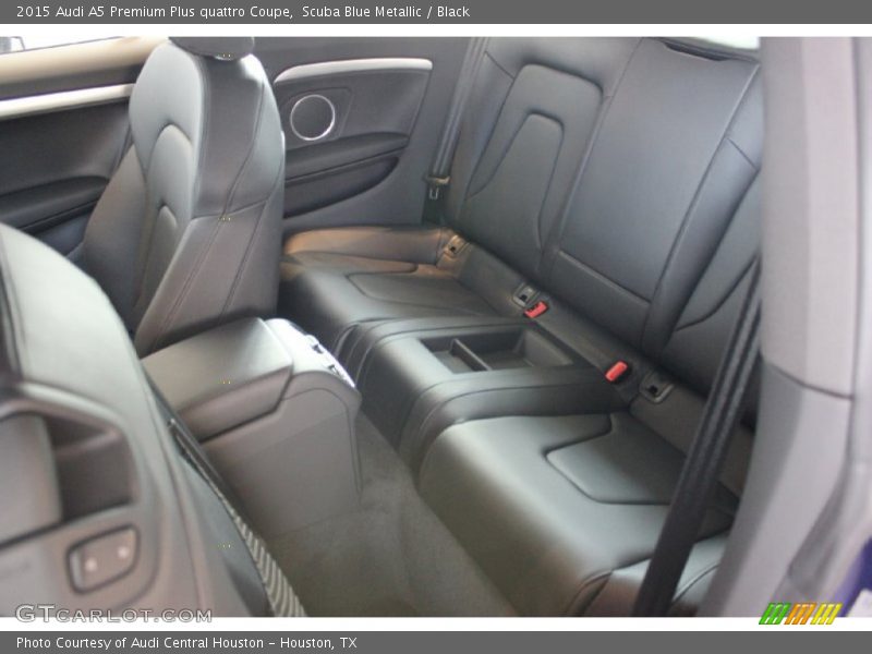 Scuba Blue Metallic / Black 2015 Audi A5 Premium Plus quattro Coupe