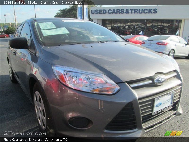 Sterling Gray / Charcoal Black 2014 Ford Focus S Sedan