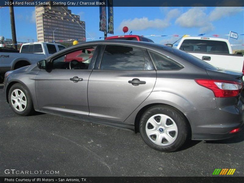 Sterling Gray / Charcoal Black 2014 Ford Focus S Sedan