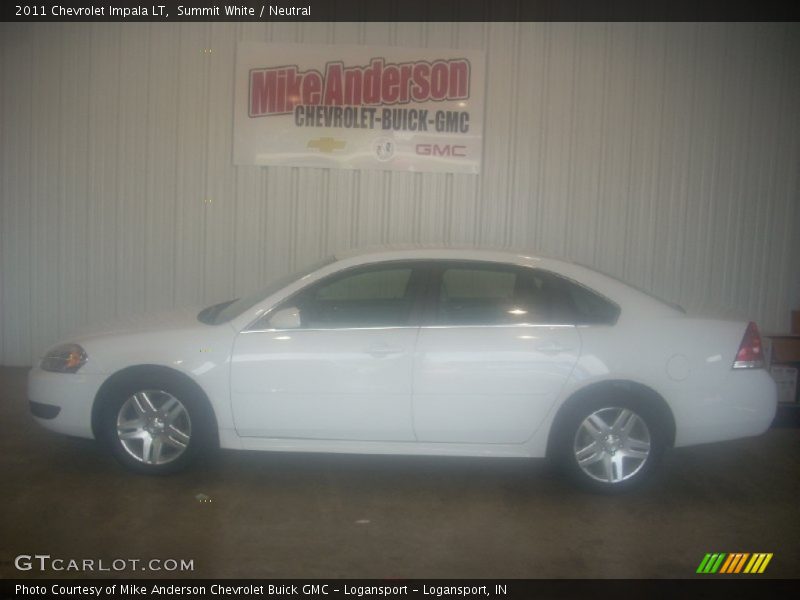 Summit White / Neutral 2011 Chevrolet Impala LT
