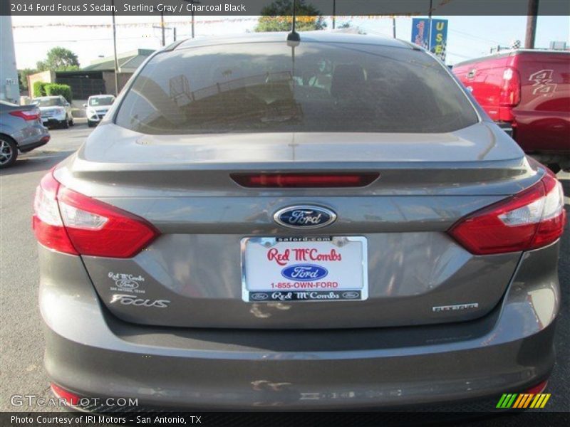 Sterling Gray / Charcoal Black 2014 Ford Focus S Sedan