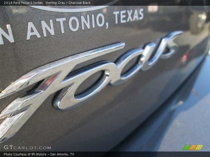 Sterling Gray / Charcoal Black 2014 Ford Focus S Sedan