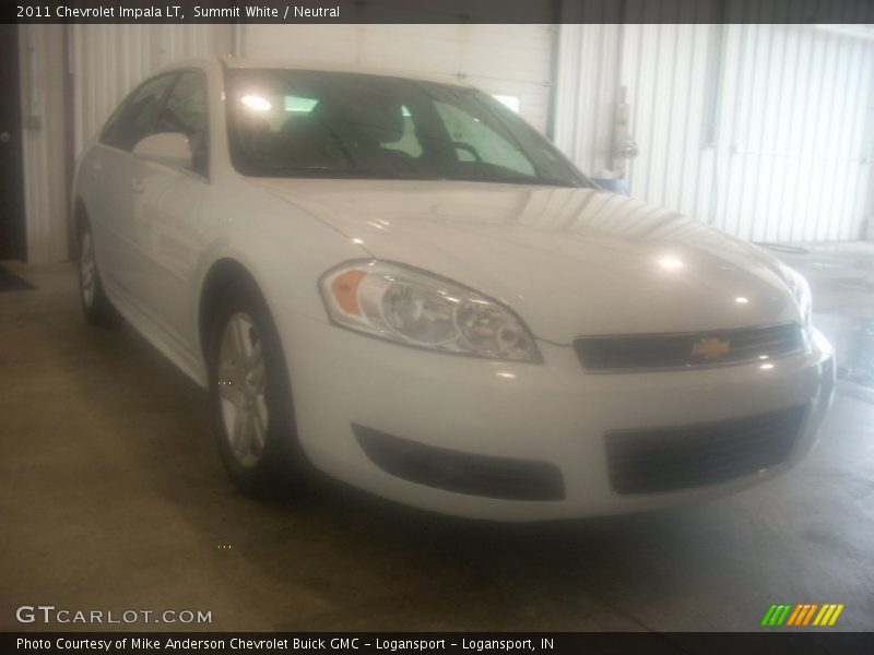 Summit White / Neutral 2011 Chevrolet Impala LT