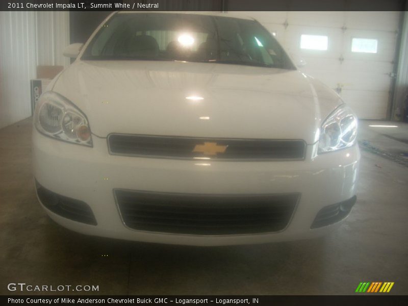 Summit White / Neutral 2011 Chevrolet Impala LT