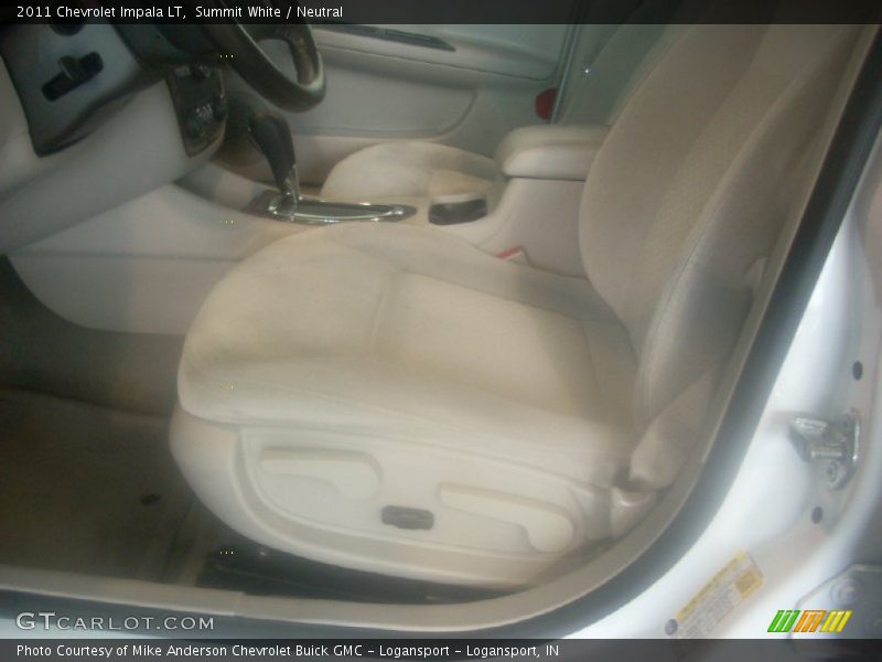 Summit White / Neutral 2011 Chevrolet Impala LT