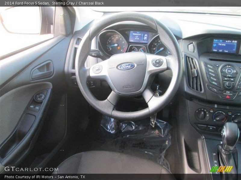 Sterling Gray / Charcoal Black 2014 Ford Focus S Sedan