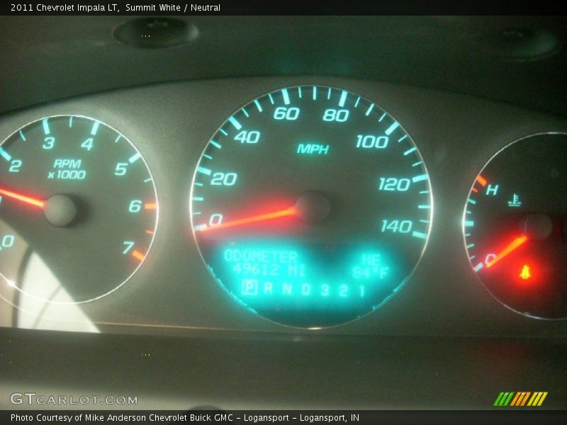 Summit White / Neutral 2011 Chevrolet Impala LT
