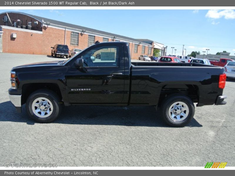Black / Jet Black/Dark Ash 2014 Chevrolet Silverado 1500 WT Regular Cab