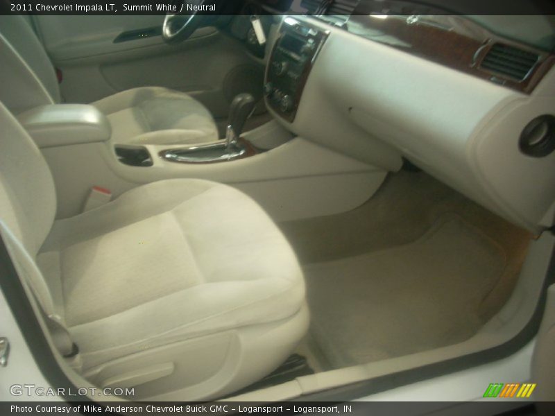 Summit White / Neutral 2011 Chevrolet Impala LT