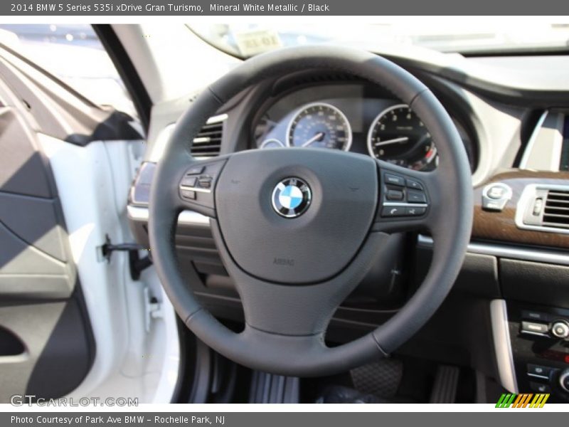 Mineral White Metallic / Black 2014 BMW 5 Series 535i xDrive Gran Turismo