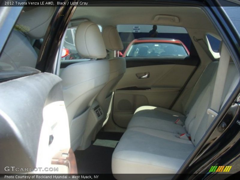 Black / Light Gray 2012 Toyota Venza LE AWD