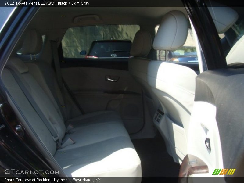 Black / Light Gray 2012 Toyota Venza LE AWD
