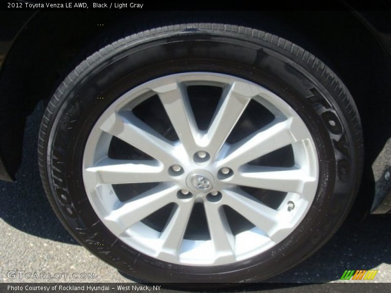 Black / Light Gray 2012 Toyota Venza LE AWD