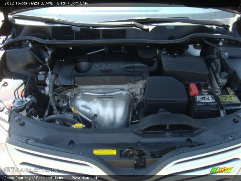 Black / Light Gray 2012 Toyota Venza LE AWD
