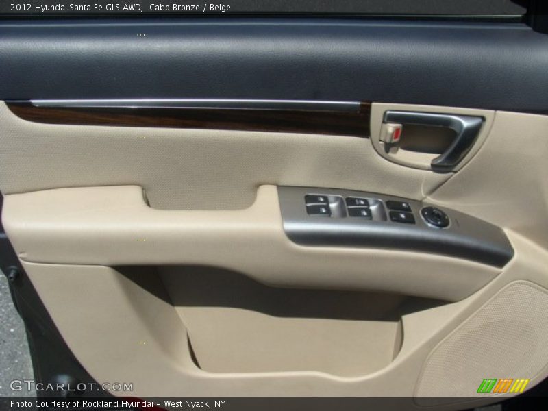 Cabo Bronze / Beige 2012 Hyundai Santa Fe GLS AWD