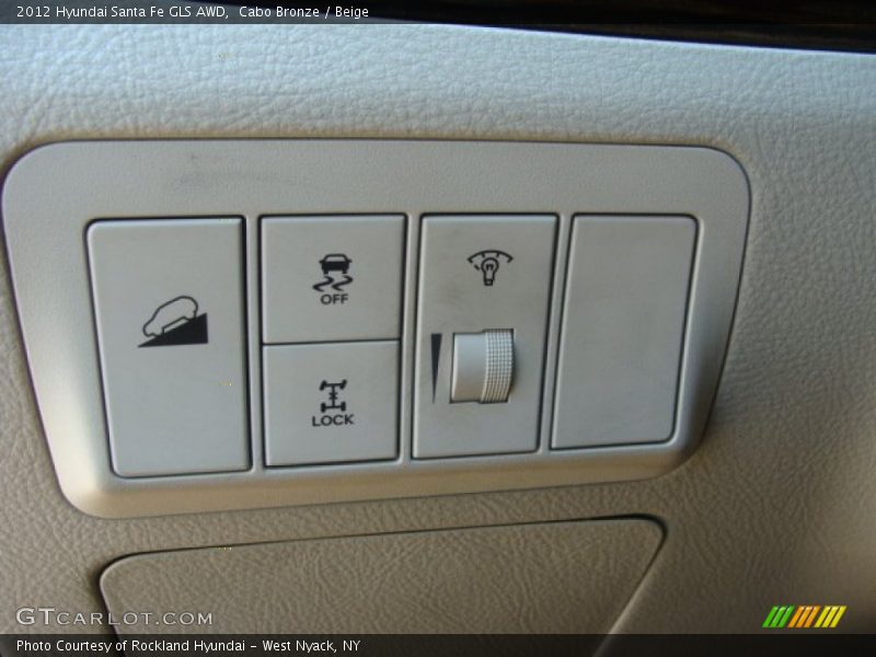 Cabo Bronze / Beige 2012 Hyundai Santa Fe GLS AWD