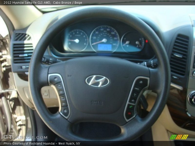 Cabo Bronze / Beige 2012 Hyundai Santa Fe GLS AWD