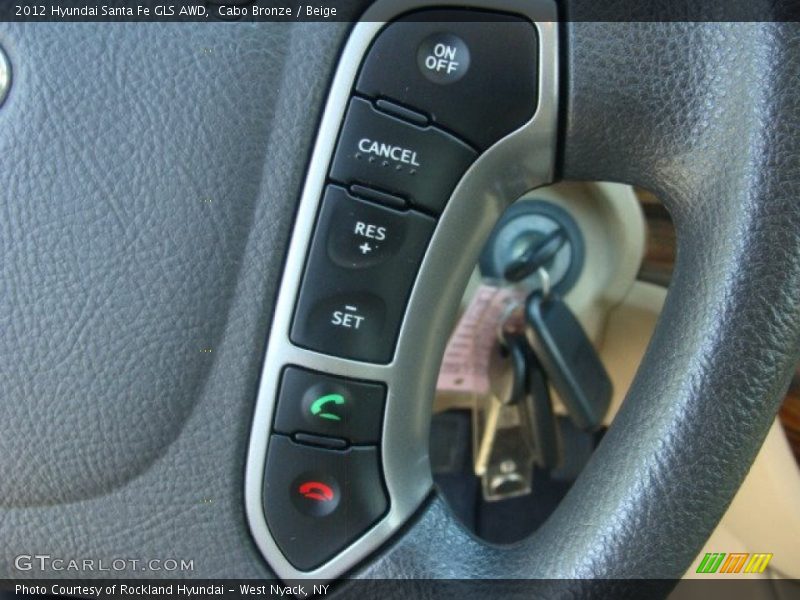 Cabo Bronze / Beige 2012 Hyundai Santa Fe GLS AWD