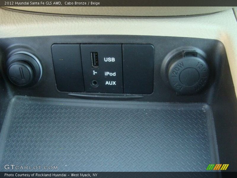 Cabo Bronze / Beige 2012 Hyundai Santa Fe GLS AWD