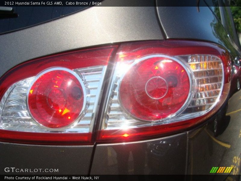 Cabo Bronze / Beige 2012 Hyundai Santa Fe GLS AWD