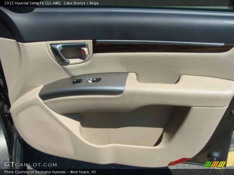 Cabo Bronze / Beige 2012 Hyundai Santa Fe GLS AWD