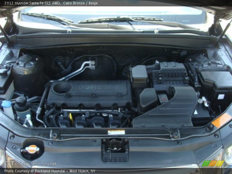 Cabo Bronze / Beige 2012 Hyundai Santa Fe GLS AWD