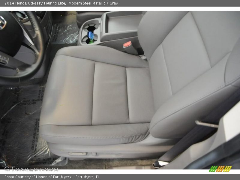 Modern Steel Metallic / Gray 2014 Honda Odyssey Touring Elite
