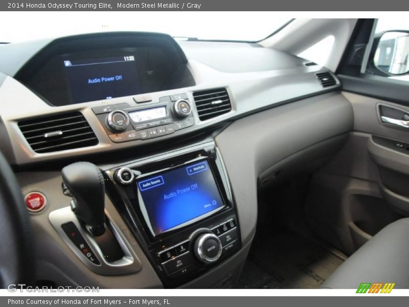 Modern Steel Metallic / Gray 2014 Honda Odyssey Touring Elite