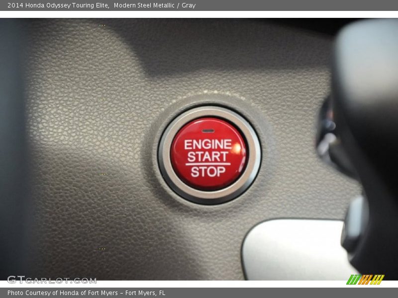 Modern Steel Metallic / Gray 2014 Honda Odyssey Touring Elite