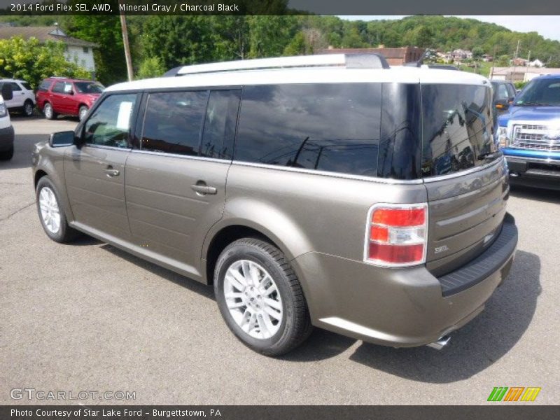Mineral Gray / Charcoal Black 2014 Ford Flex SEL AWD