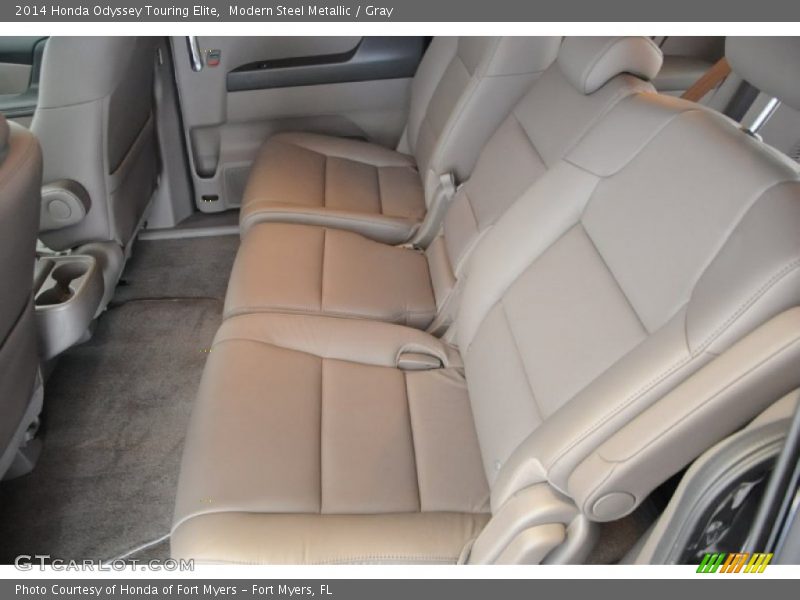 Modern Steel Metallic / Gray 2014 Honda Odyssey Touring Elite